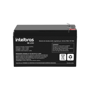 Bateria XB 1290 intelbras VRLA CHUMBO 12V nobreak e alarme